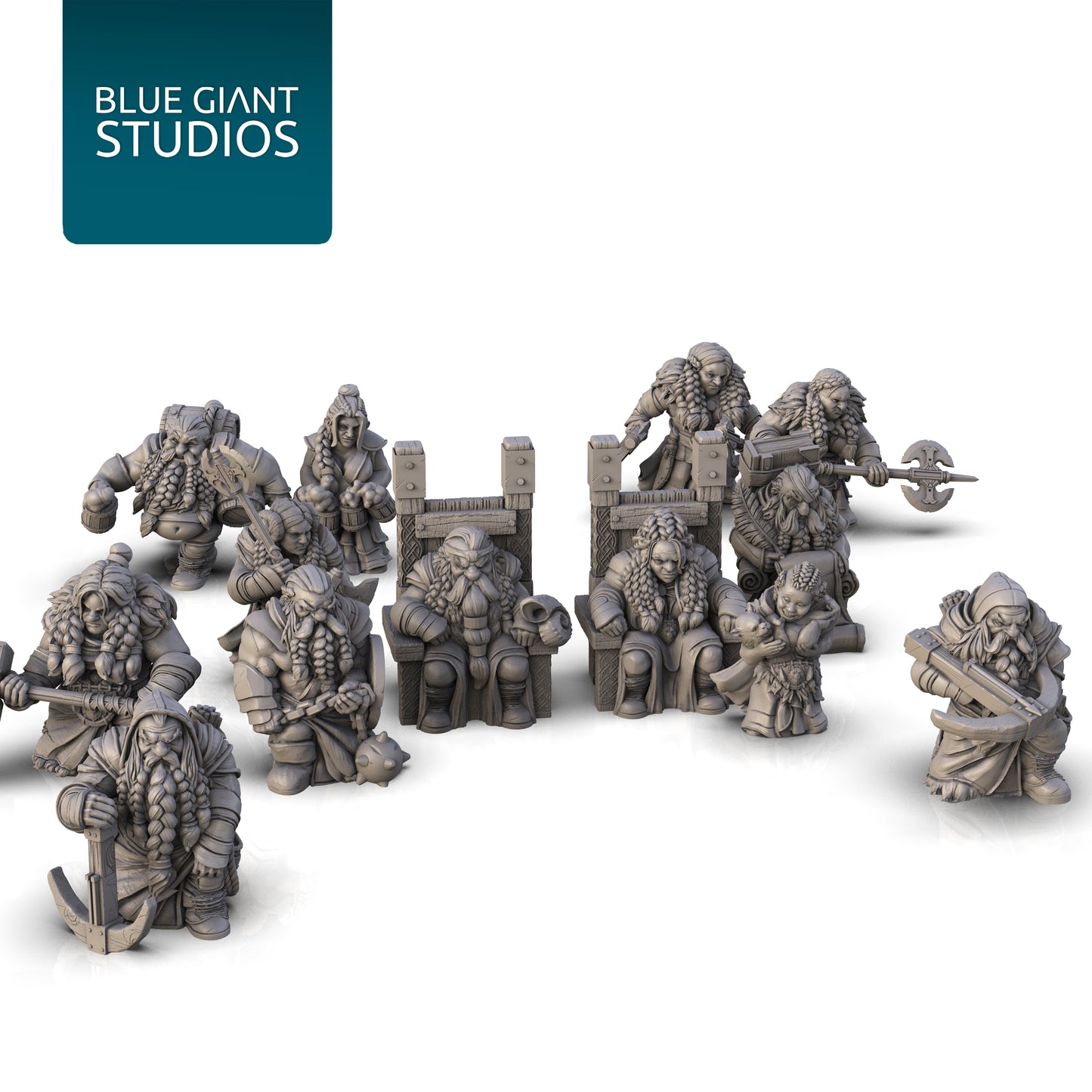 STL Encounter Pack | Dwarven Court