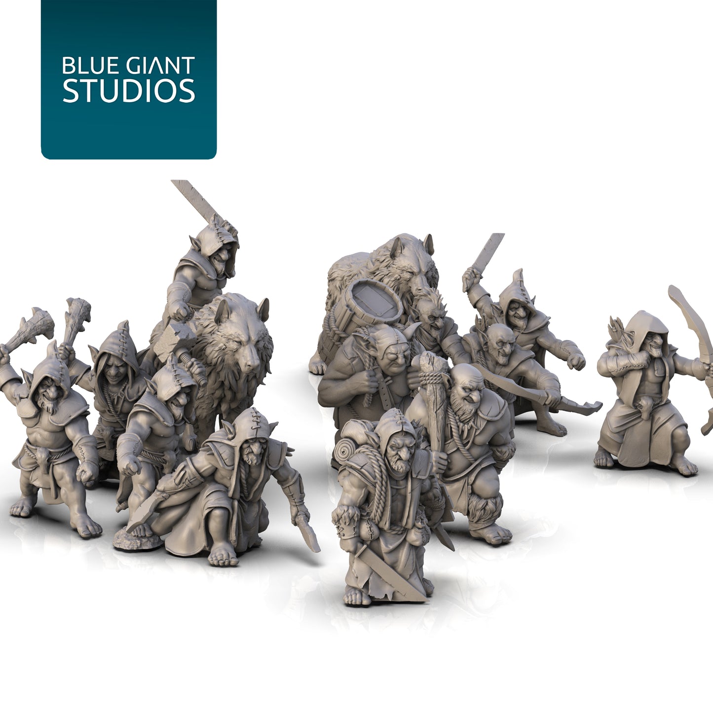 STL Encounter Pack | Goblin Raiders