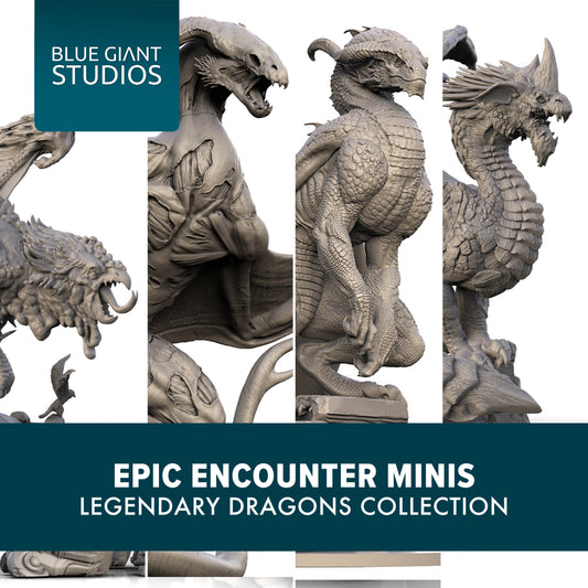 Epic Encounter Minis - Legendary Dragons Collection