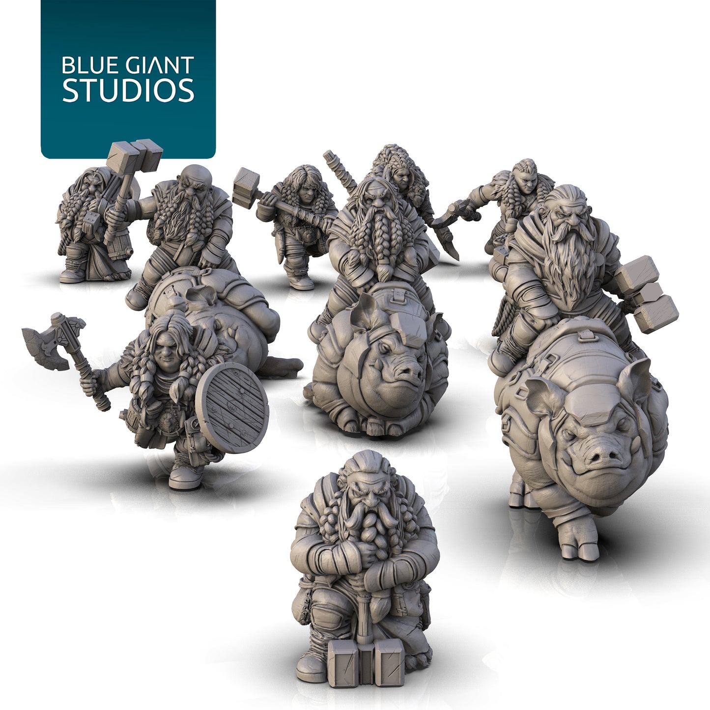 STL Encounter Pack | Dwarven Patrol