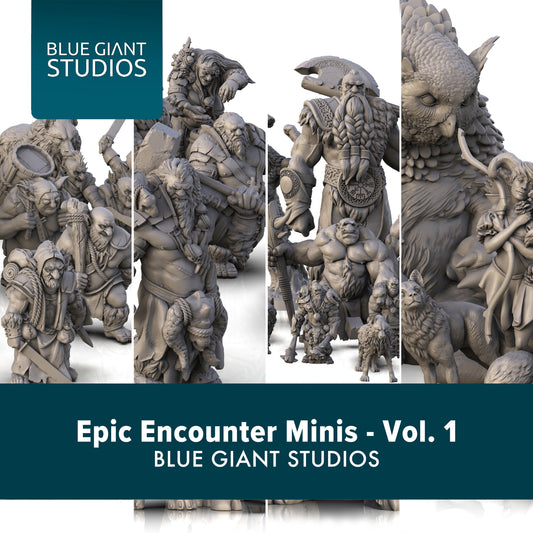 Epic Encounter Minis- Vol. 1 - Blue Giant Studios