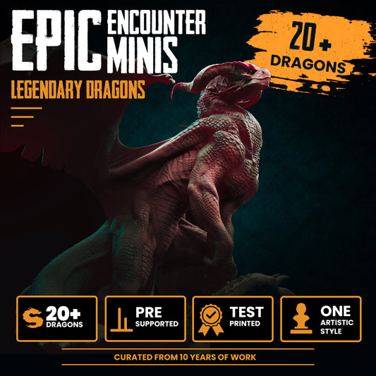 Epic Encounter Minis - Legendary Dragons Collection