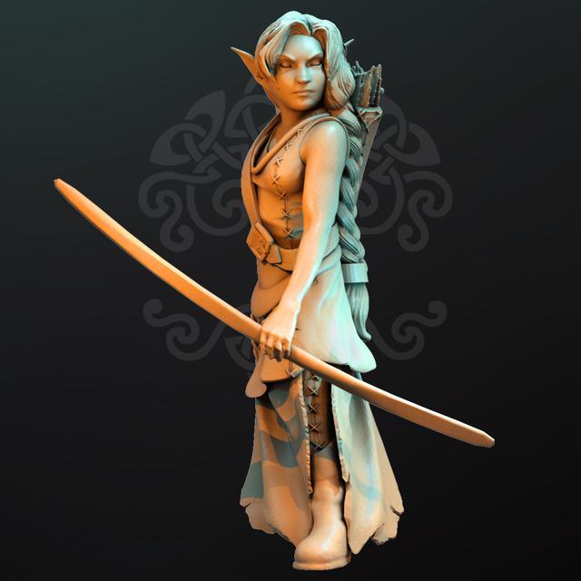 Atlantis Miniatures Elf Archer (Young Female)